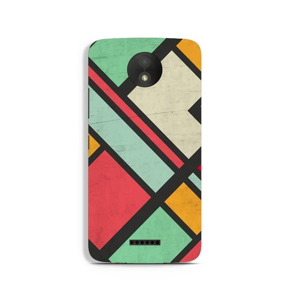 Boxes Case for Moto C (Design - 187)