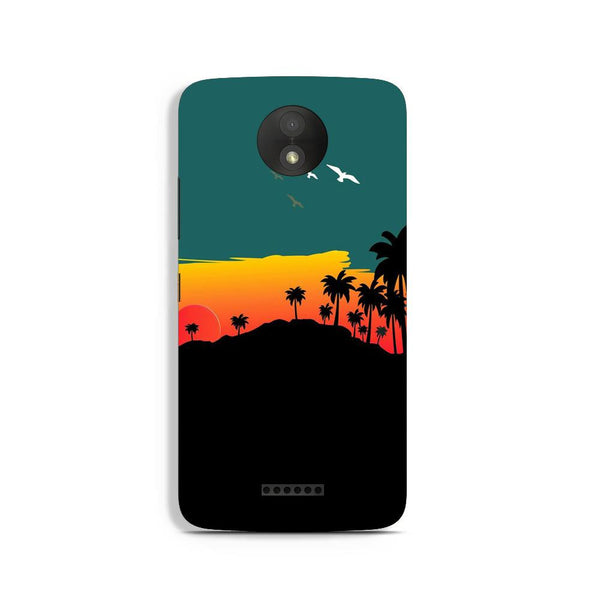 Sky Trees Case for Moto C (Design - 191)