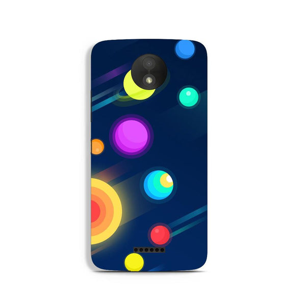 Solar Planet Case for Moto C (Design - 197)