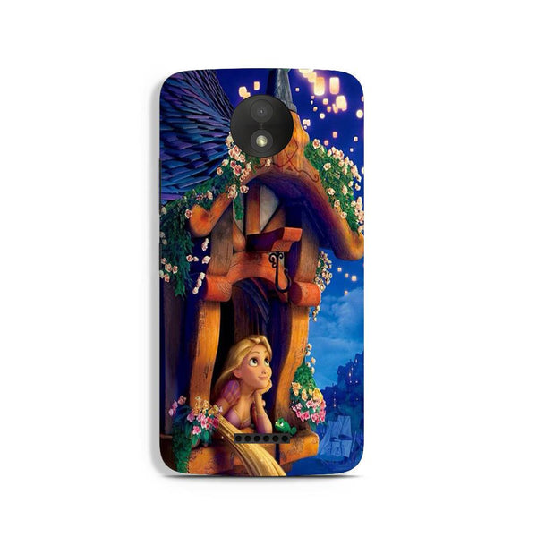Cute Girl Case for Moto C Plus (Design - 198)
