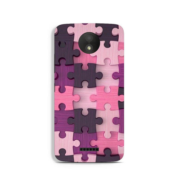 Puzzle Case for Moto C Plus (Design - 199)
