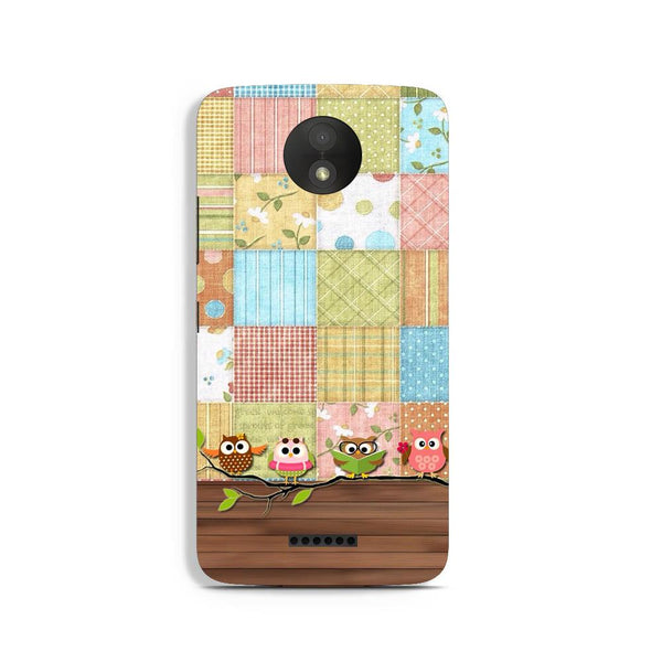 Owls Case for Moto C Plus (Design - 202)
