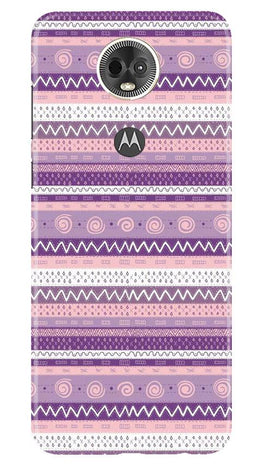 Zigzag line pattern3 Case for Moto E5 Plus