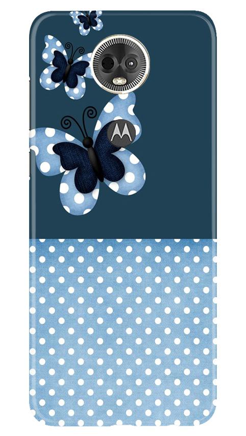 White dots Butterfly Case for Moto E5 Plus