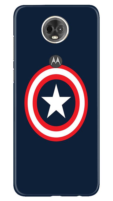 Captain America Case for Moto E5 Plus