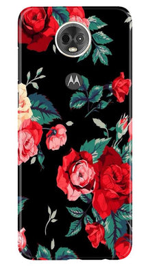 Red Rose2 Mobile Back Case for Moto E5 Plus (Design - 81)
