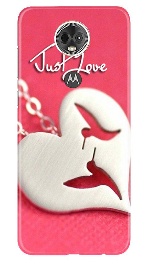 Just love Case for Moto E5 Plus