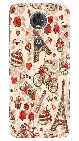 Love Paris Case for Moto E5 Plus(Design - 103)