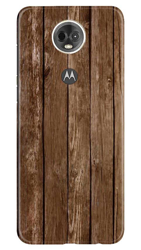 Wooden Look Case for Moto E5 Plus  (Design - 112)