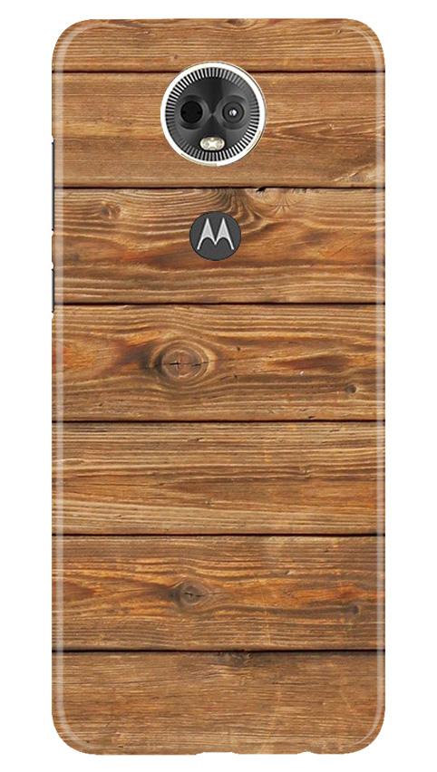 Wooden Look Case for Moto E5 Plus  (Design - 113)