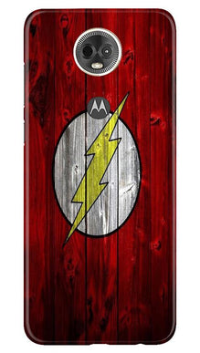 Flash Superhero Mobile Back Case for Moto E5 Plus  (Design - 116)
