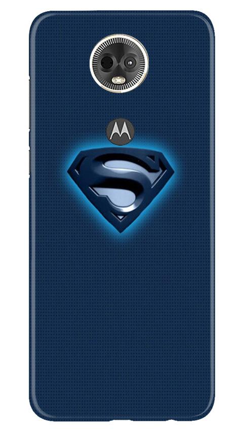 Superman Superhero Case for Moto E5 Plus(Design - 117)