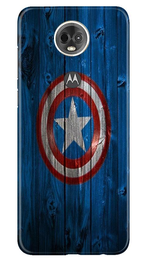 Captain America Superhero Case for Moto E5 Plus(Design - 118)