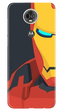 Iron Man Superhero Mobile Back Case for Moto E5 Plus  (Design - 120)