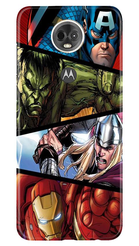 Avengers Superhero Case for Moto E5 Plus  (Design - 124)
