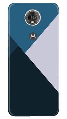 Blue Shades Mobile Back Case for Moto E5 Plus (Design - 188)