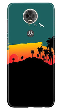 Sky Trees Mobile Back Case for Moto E5 Plus (Design - 191)