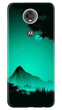 Moon Mountain Mobile Back Case for Moto E5 Plus (Design - 204)
