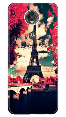 Eiffel Tower Mobile Back Case for Moto E5 Plus (Design - 212)