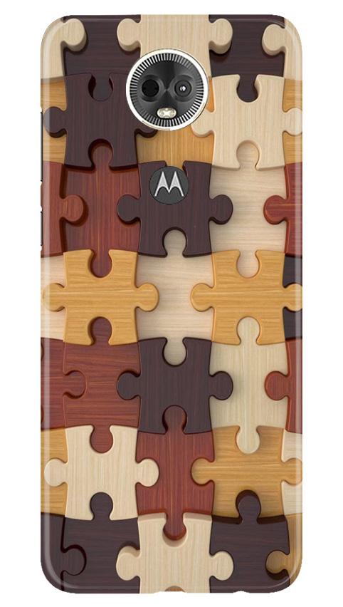 Puzzle Pattern Case for Moto E5 Plus (Design No. 217)
