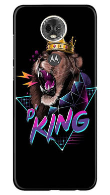Lion King Mobile Back Case for Moto E5 Plus (Design - 219)