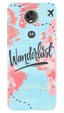 Wonderlust Travel Mobile Back Case for Moto E5 Plus (Design - 223)