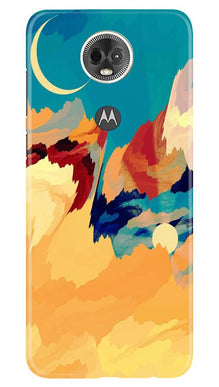 Modern Art Mobile Back Case for Moto E5 Plus (Design - 236)