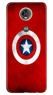 Captain America Mobile Back Case for Moto E5 Plus (Design - 249)