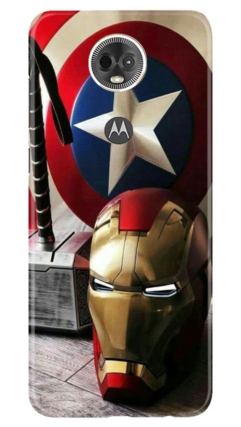 Ironman Captain America Case for Moto E5 Plus (Design No. 254)