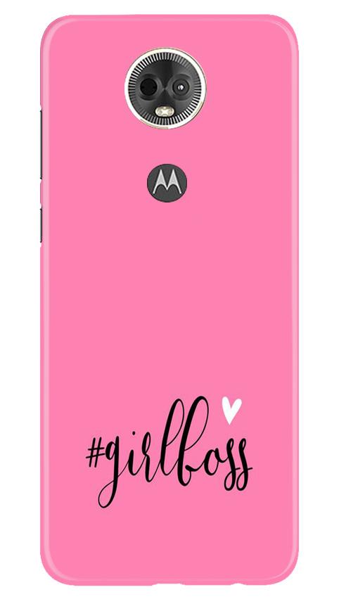 Girl Boss Pink Case for Moto E5 Plus (Design No. 269)