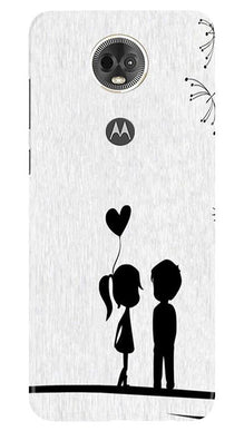 Cute Kid Couple Mobile Back Case for Moto E5 Plus (Design - 283)