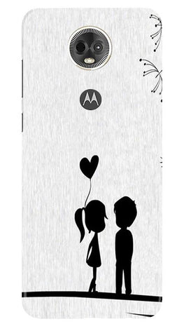 Cute Kid Couple Case for Moto E5 Plus (Design No. 283)