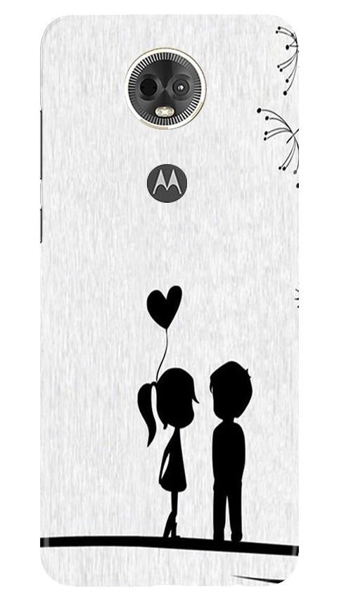 Cute Kid Couple Case for Moto E5 Plus (Design No. 283)