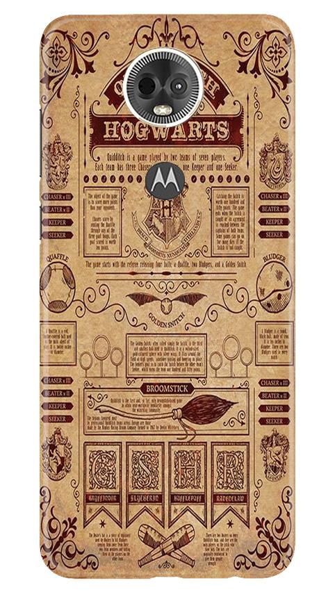 Hogwarts Mobile Back Case for Moto E5 Plus (Design - 304)