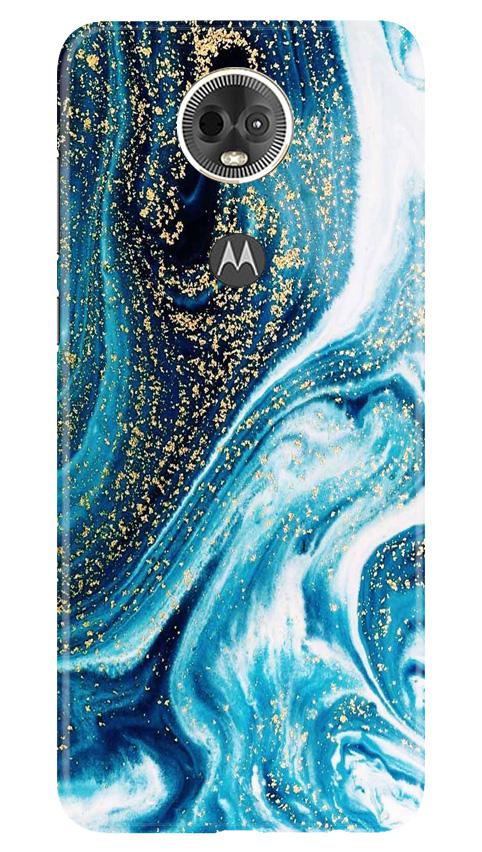 Marble Texture Mobile Back Case for Moto E5 Plus (Design - 308)