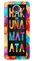 Hakuna Matata Mobile Back Case for Moto E5 Plus (Design - 323)