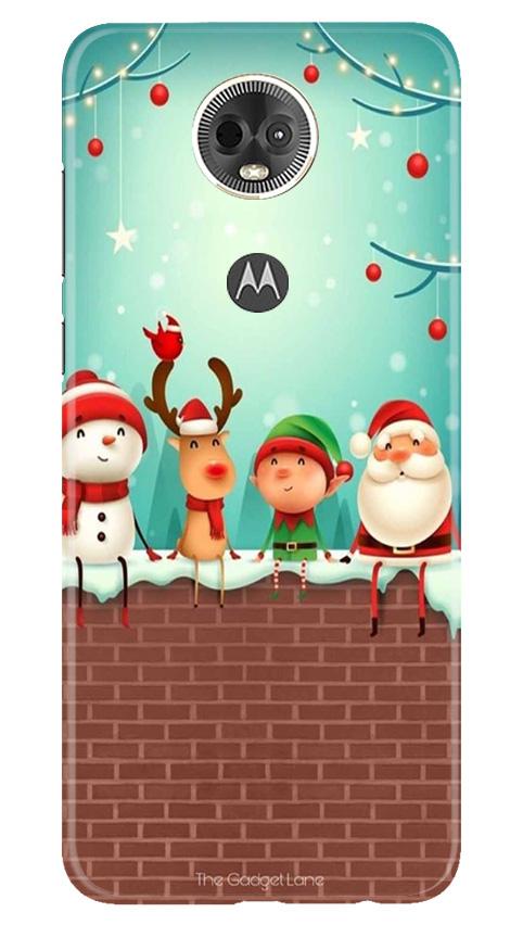 Santa Claus Mobile Back Case for Moto E5 Plus (Design - 334)