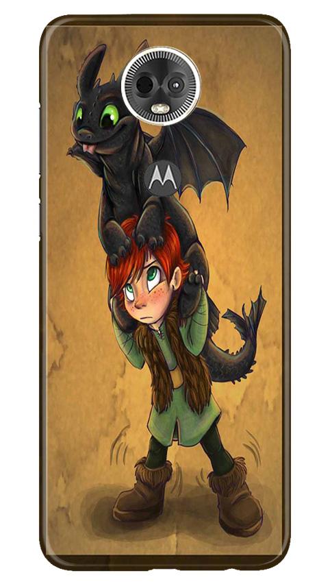 Dragon Mobile Back Case for Moto E5 Plus (Design - 336)