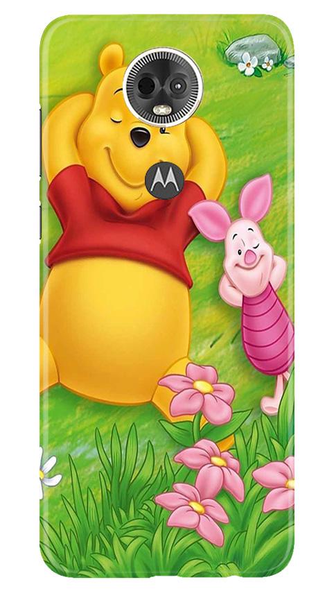 Winnie The Pooh Mobile Back Case for Moto E5 Plus (Design - 348)