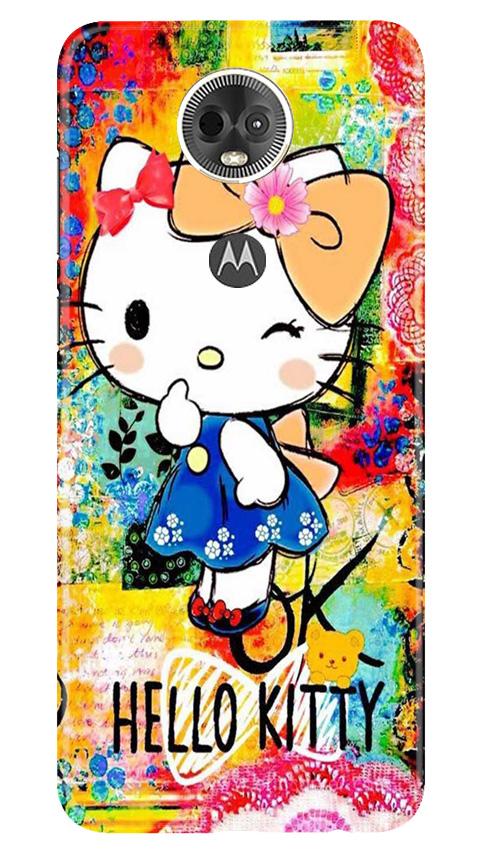 Hello Kitty Mobile Back Case for Moto E5 Plus (Design - 362)