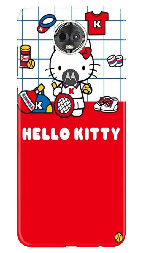 Hello Kitty Mobile Back Case for Moto E5 Plus (Design - 363)
