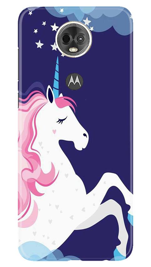 Unicorn Mobile Back Case for Moto E5 Plus (Design - 365)