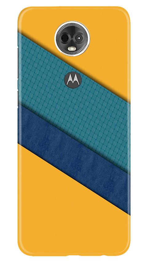 Diagonal Pattern Mobile Back Case for Moto E5 Plus (Design - 370)