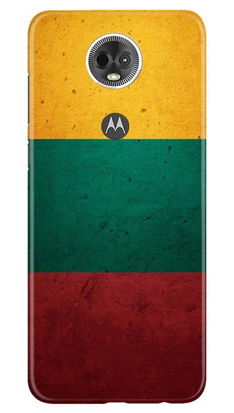 Color Pattern Mobile Back Case for Moto E5 Plus (Design - 374)