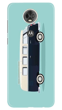 Travel Bus Mobile Back Case for Moto E5 Plus (Design - 379)