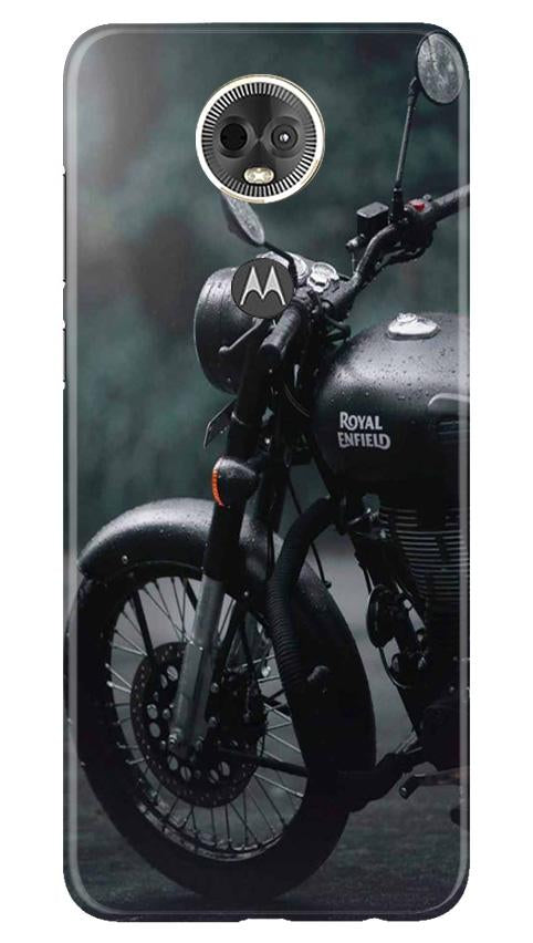 Royal Enfield Mobile Back Case for Moto E5 Plus (Design - 380)