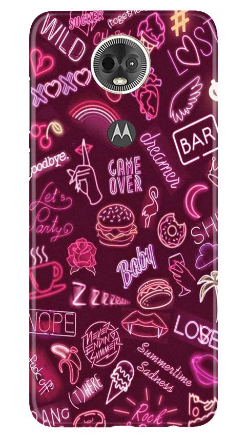 Party Theme Mobile Back Case for Moto E5 Plus (Design - 392)