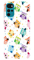 Owl Baground Pattern shore Case for Moto G22