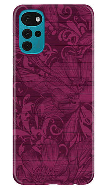 Purple Backround Mobile Back Case for Moto G22 (Design - 22)