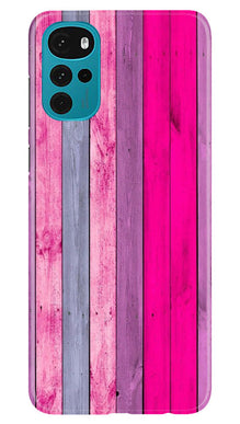 Wooden look Mobile Back Case for Moto G22 (Design - 24)